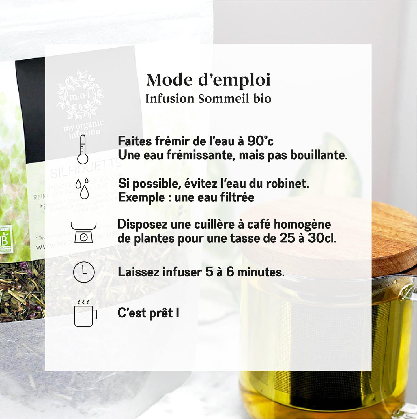My Organic Infusion 50g | Infusion Bio Artisanale de Corrèze