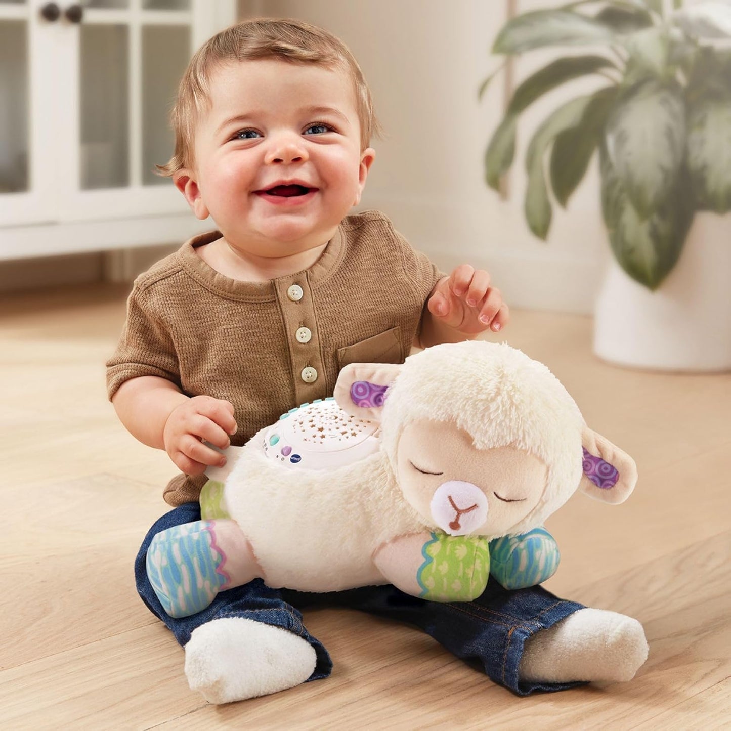 VTech - Lumi Mouton Nuit Étoilée 3 en 1 | Veilleuse & Peluche Bébé 🌙✨