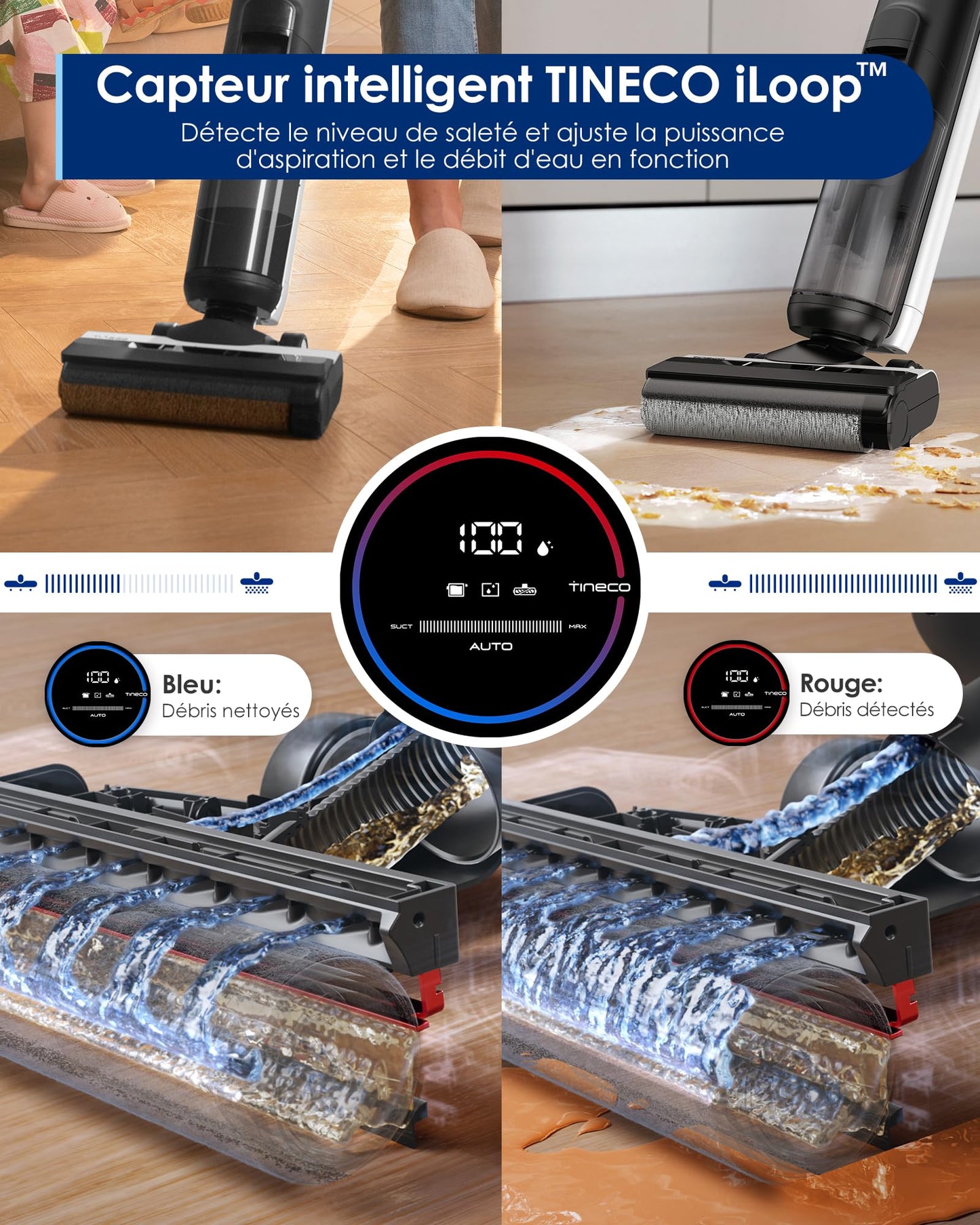 Tineco iFLOOR 5 – Aspirateur Sec & Humide Sans Fil 🏡✨