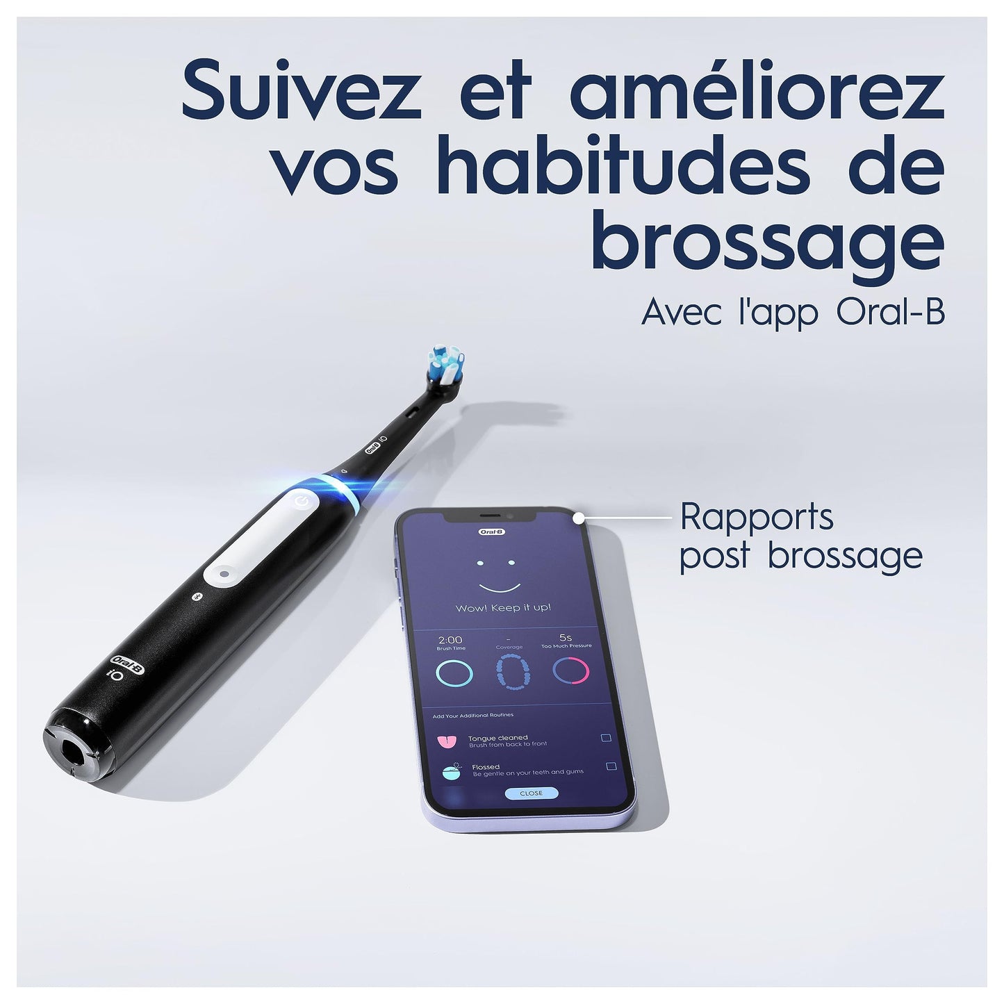 Oral-B iO Series 4 Plus Edition Brosse à dents électrique + 3 brosses à dents