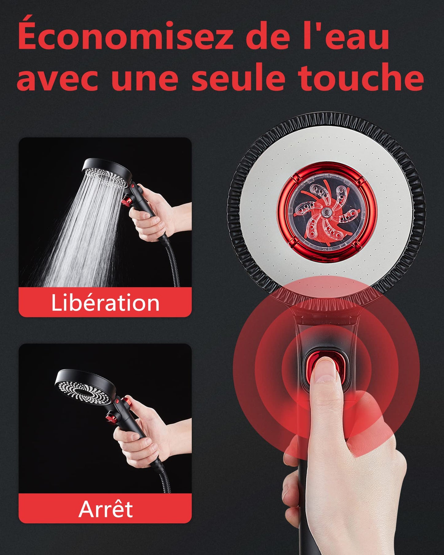 Pommeau de Douche Filtrante – Douchez-vous Sans Calcaire ni Impuretés