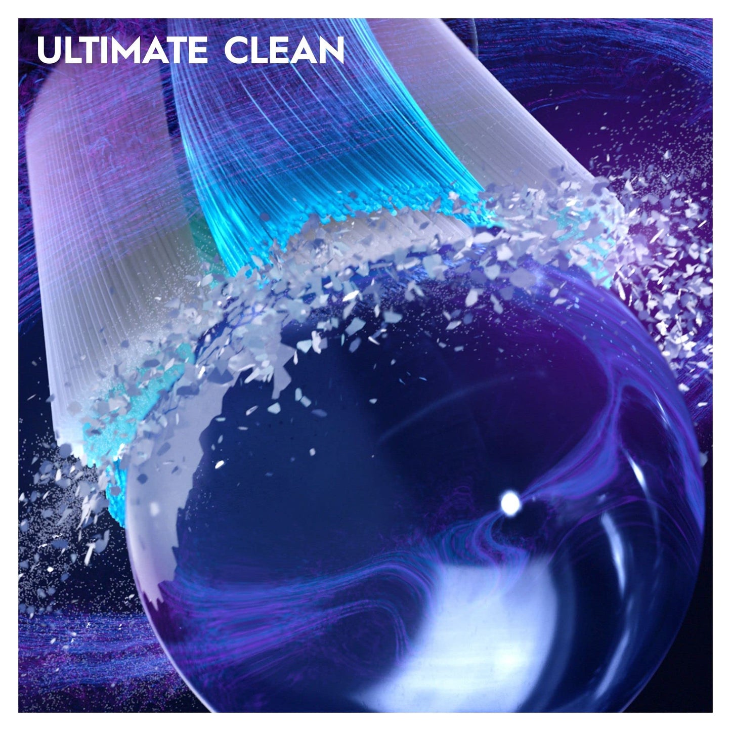 Oral-B iO Ultimate Clean Brossettes Noires | Lot de 8