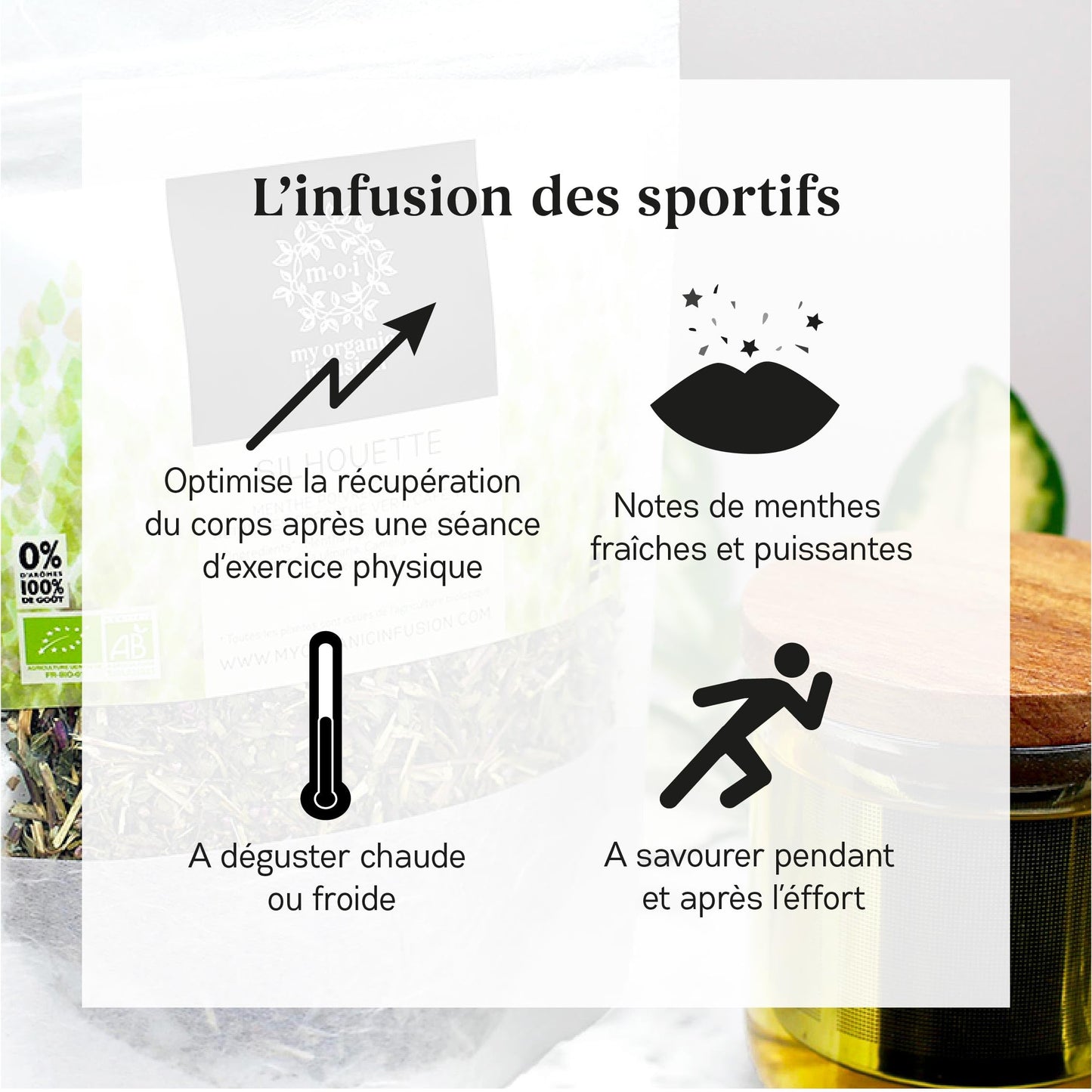 My Organic Infusion 50g | Infusion Bio Artisanale de Corrèze
