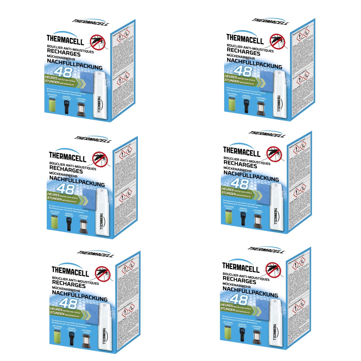 Thermacell - Recharge 48H Anti-Moustiques Patch- Effet Rapide, Inodore