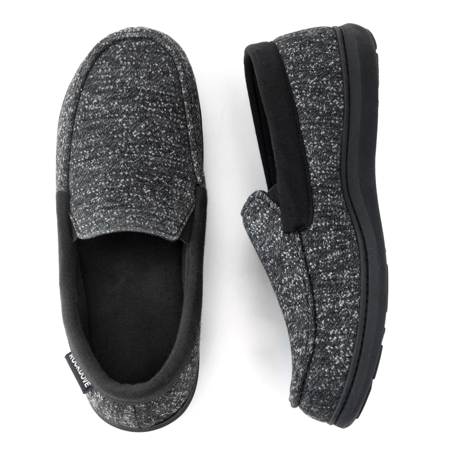 RockDove Pantoufles Mocassins SILVADUR en tissu anti-odeurs pour homme