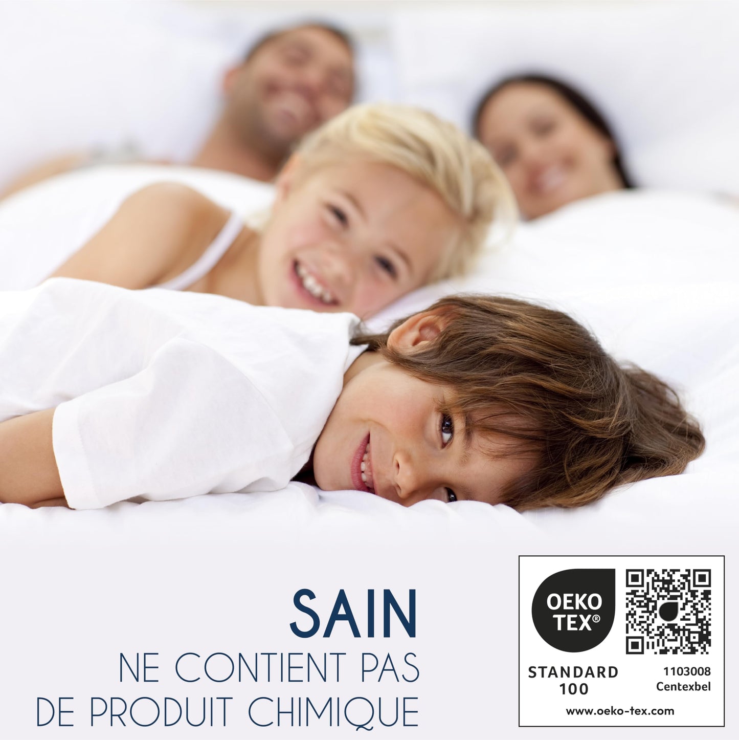 Protège Matelas Imperméable Oeko-TEX – Alèse en Coton Respirant avec 4 Coins Élastiques