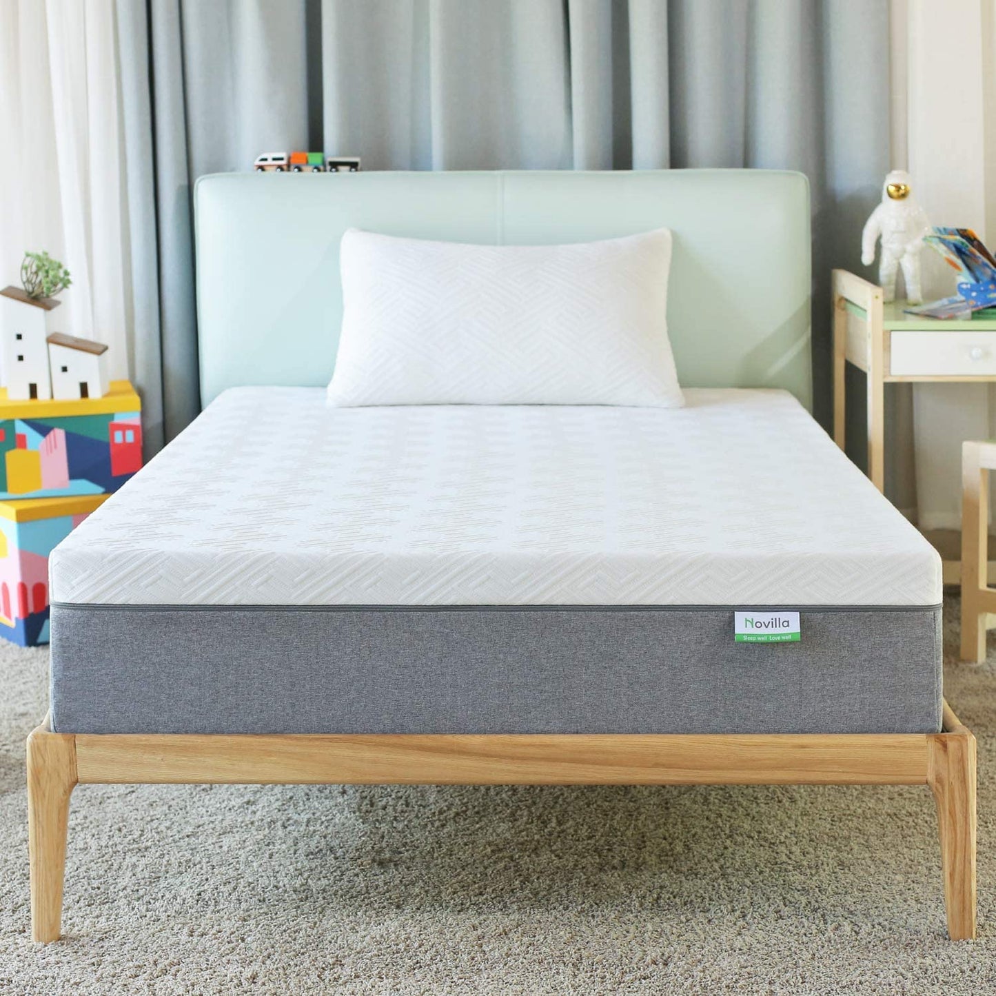 Matelas Réversible – Fibres de Bambou et Mousse Gel à Mémoire de Forme