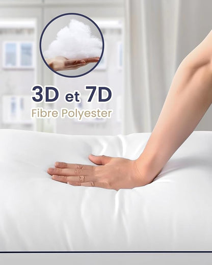 BedStory Oreillers Lot de 2 :  pour un Sommeil Profond