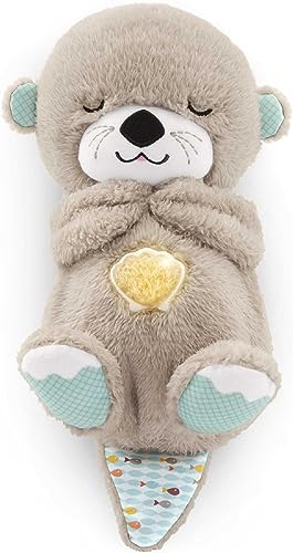 Fisher-Price Ma Loutre Câlins Bonne Nuit – Peluche Veilleuse Musicale pour Bébé