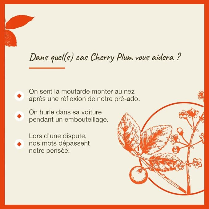 Fleurs de Bach Original Cherry Plum 20ML