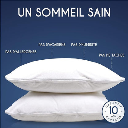 Protège-Oreiller Imperméable -Lot de 2