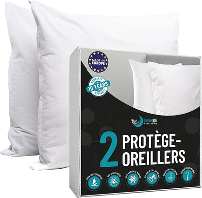 Protège-Oreiller Imperméable - Certifié OEKO-TEX