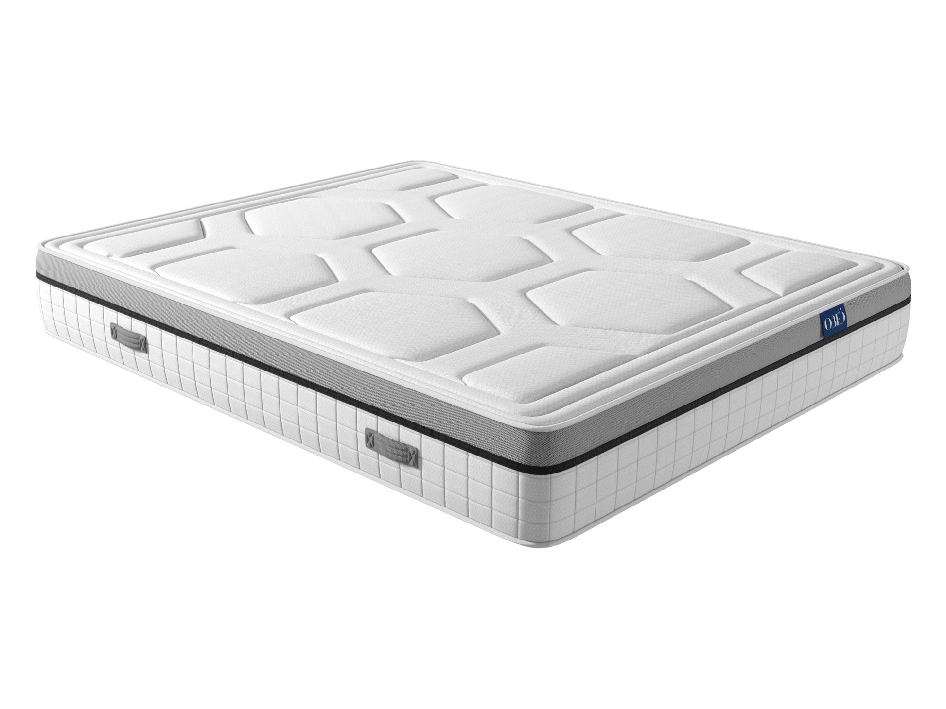 Matelas Spring Obed - 140 x 190 cm ou 160 x 200 cm ou 180 x 200 cm - Vue de profil