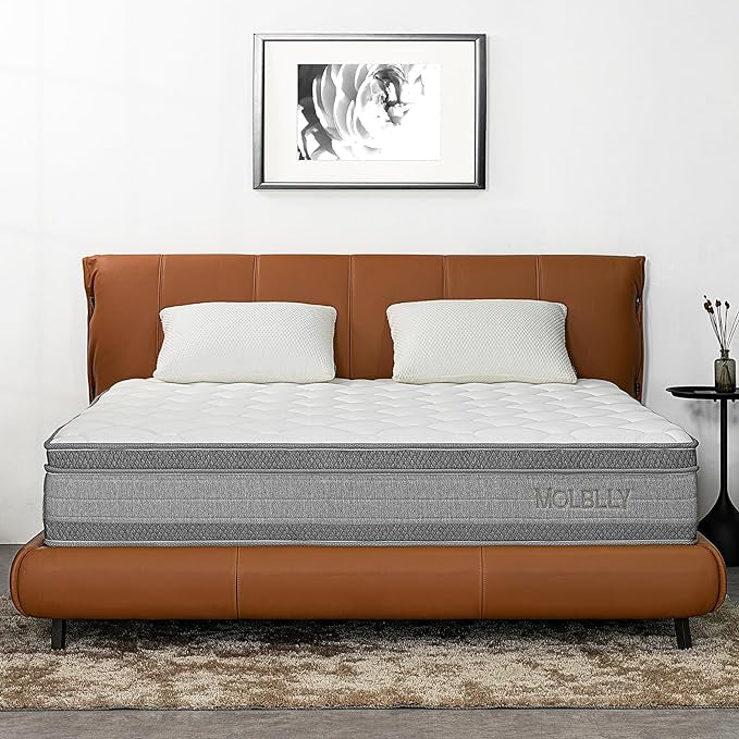 Matelas Hybride à Mémoire de Forme et Ressorts Ensachés | 22 cm