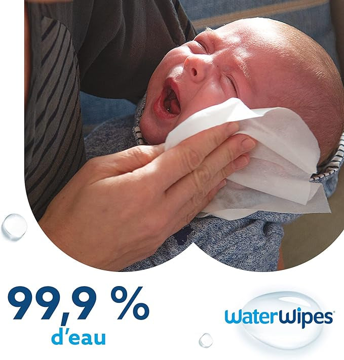 Lingettes Bébés Base d'Eau à 99,9 %