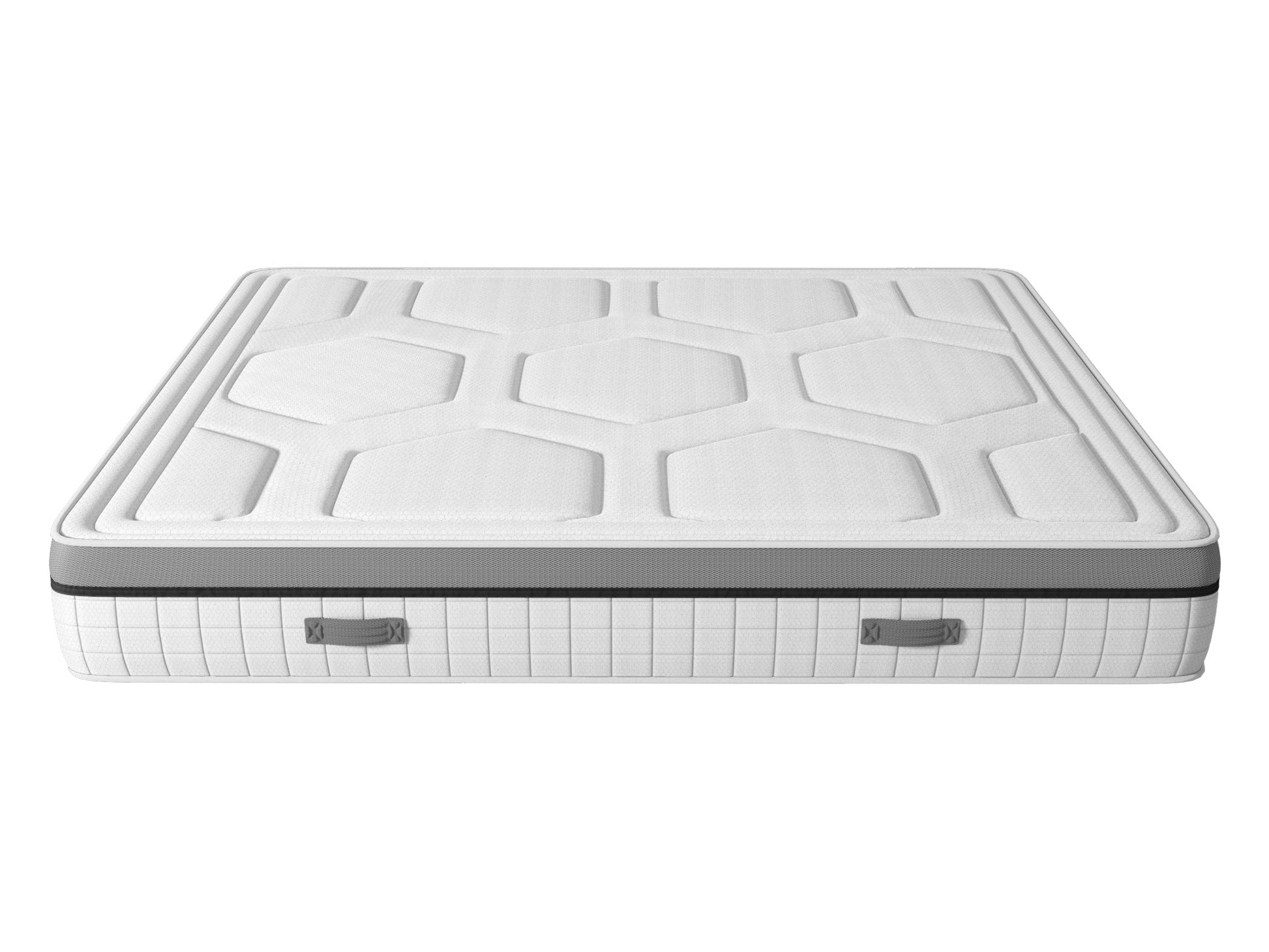 Matelas Spring Obed - 140 x 190 cm ou 160 x 200 cm ou 180 x 200 cm - Vue longueur