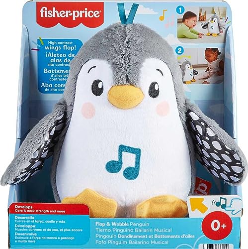 Fisher-Price Ma Loutre Câlins Bonne Nuit – Peluche Veilleuse Musicale pour Bébé