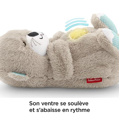 Fisher-Price Ma Loutre Câlins Bonne Nuit – Peluche Veilleuse Musicale pour Bébé