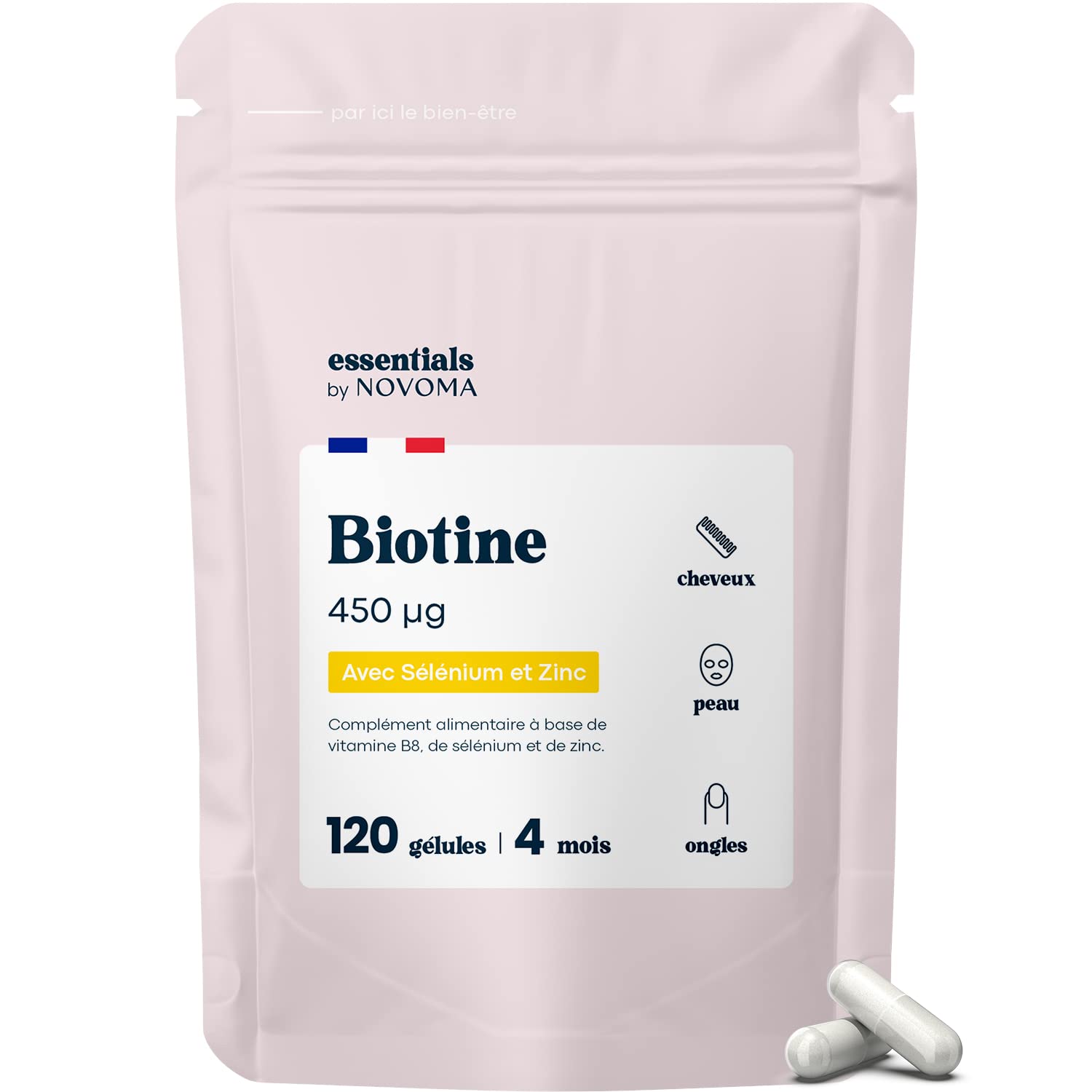 Biotine avec Sélénium et Zinc