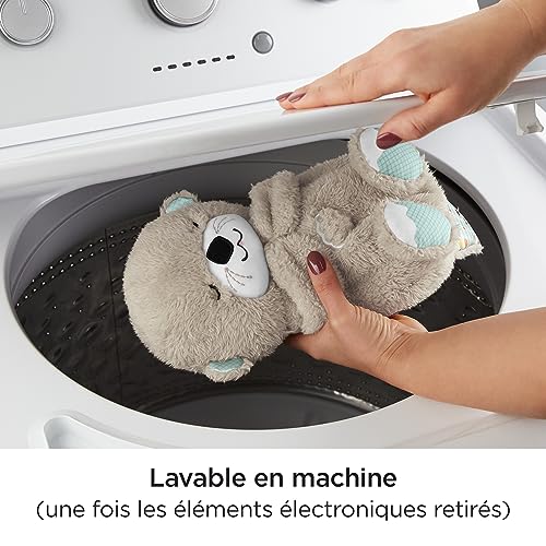 Fisher-Price Ma Loutre Câlins Bonne Nuit – Peluche Veilleuse Musicale pour Bébé