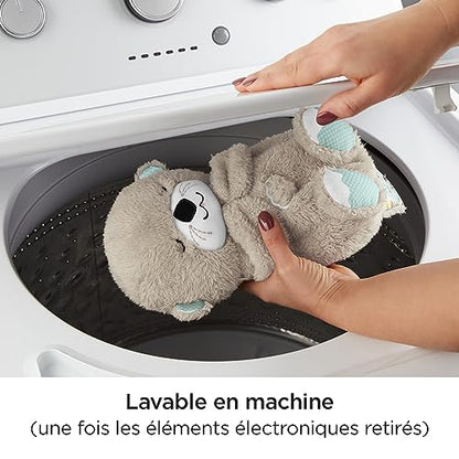 Fisher-Price Ma Loutre Câlins Bonne Nuit – Peluche Veilleuse Musicale pour Bébé