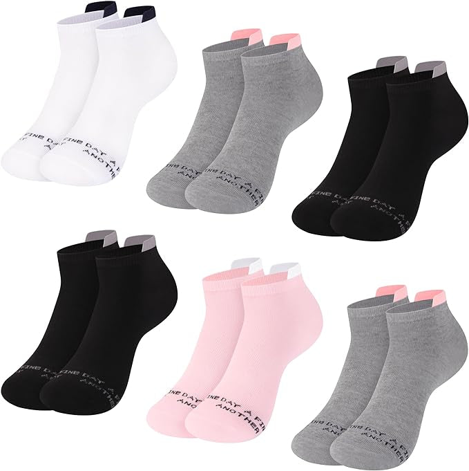 Chaussettes Baskets Femme Multicolores - Lot de 12 Paires