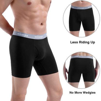 Boxers Homme Coton Confort – Lot de 4 Sans Étiquette