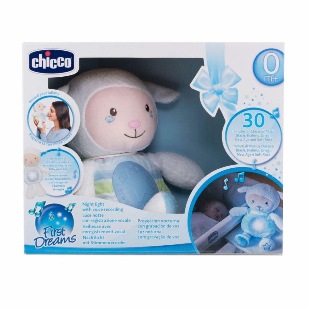 Chicco First Dreams - Mouton Berceur Musical avec Veilleuse Lumineuse 🌙