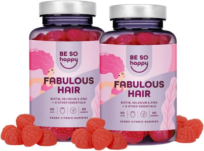 Gummies Pousse Cheveux | 60 Jours | FABULOUS HAIR – Croissance & Fortification 🌿