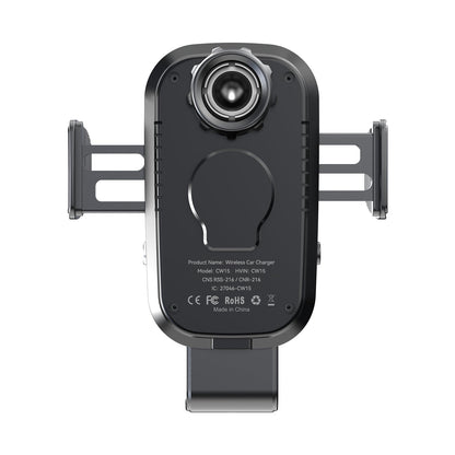 Auckly 15w Support Telephone Voiture Induction,【60W QC3.0】 Chargeur Induction Voiture Rapide Clip Chargeur sans Fil Voiture pour iPhone 15 14 13 12 Pro Max Mini Plus Samsung