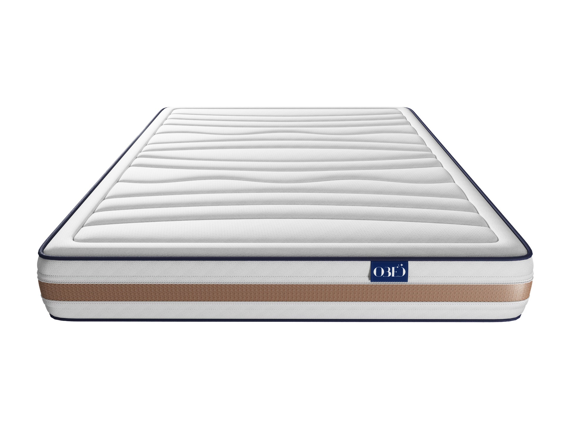 Matelas Cloud Obed - 140 x 190 cm ou 160 x 200 cm - Vue de face