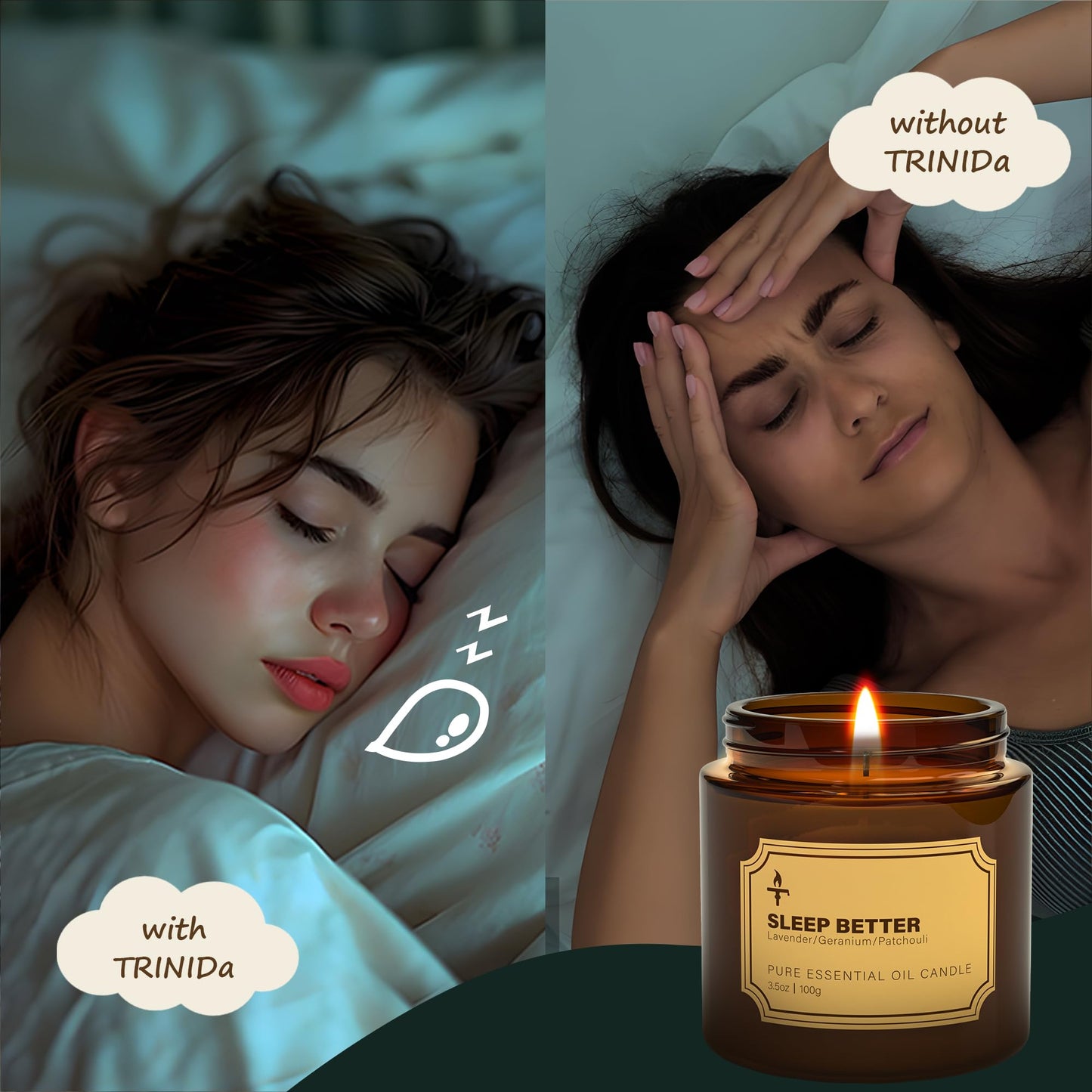 Bougies de Sommeil d'Aromathérapie