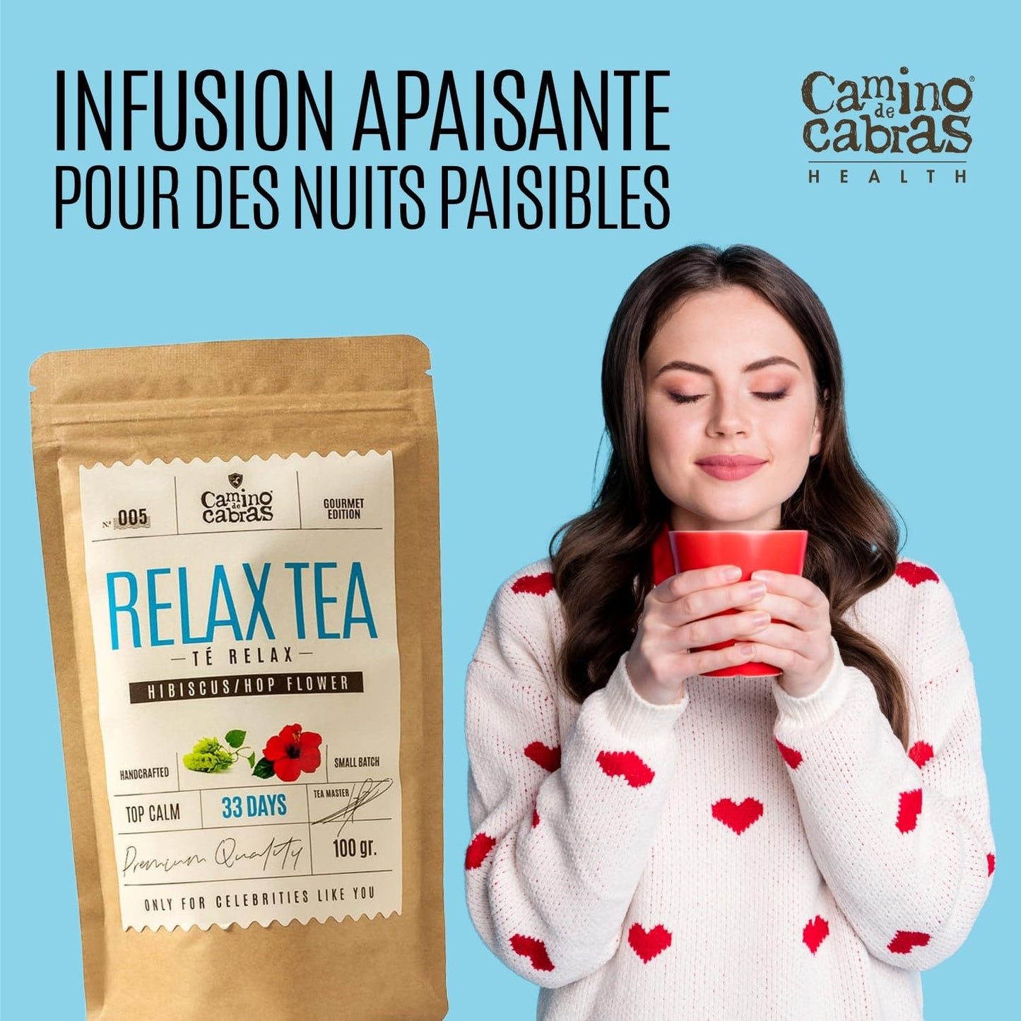 Tisane Relaxante et Anti-Stress – L'Art de la Détente 🧘🏽‍♀️100G