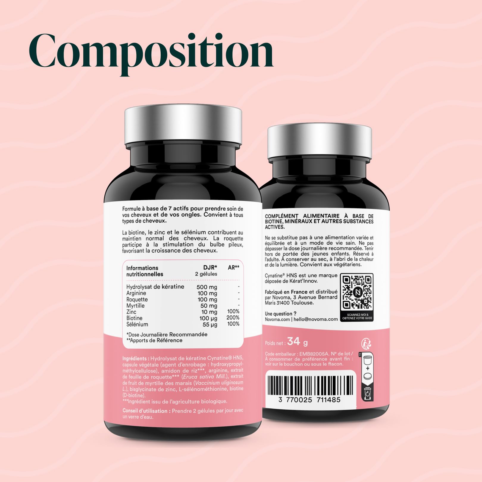 Biotine avec Sélénium et Zinc