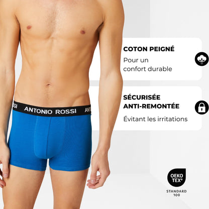 Lot de 12 Boxers Ajustés pour Hommes