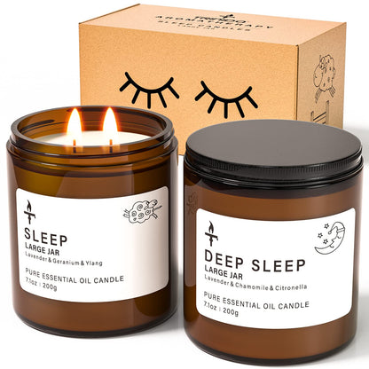 Bougies de Sommeil d'Aromathérapie