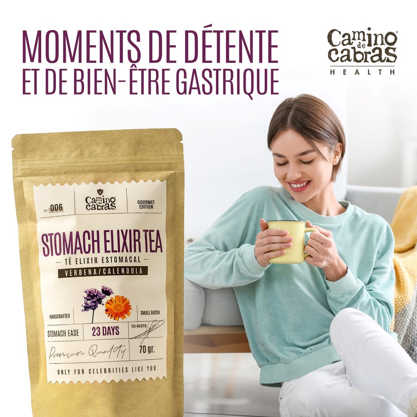 Tisane Relaxante et Anti-Stress – L'Art de la Détente 🧘🏽‍♀️100G