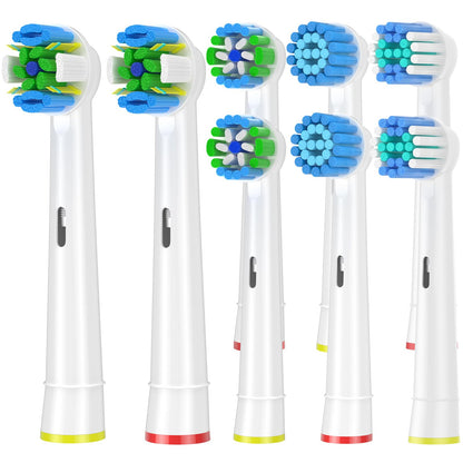 Brossettes Compatibles avec Oral-B – Lot de 16 Têtes de Rechange pour Brosse à Dents Électrique