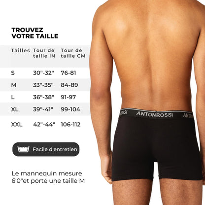 Lot de 12 Boxers Ajustés pour Hommes