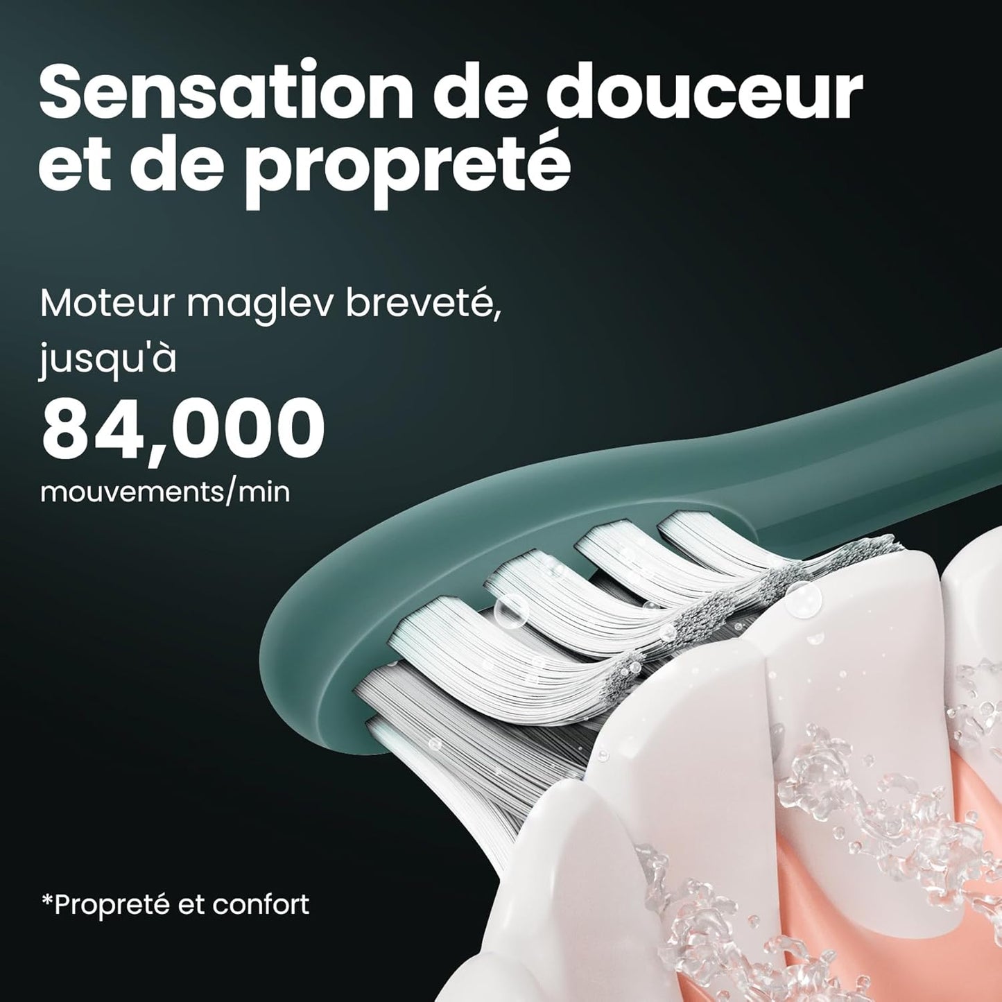 Brosse à Dents Électrique X Series Pro Travel Set | Écran Tactile Intelligent