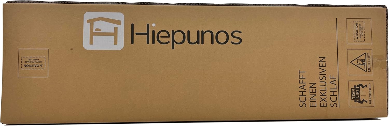 Hiepunos Matelas | Hybride à Ressorts Ensachés et Mémoire de Forme