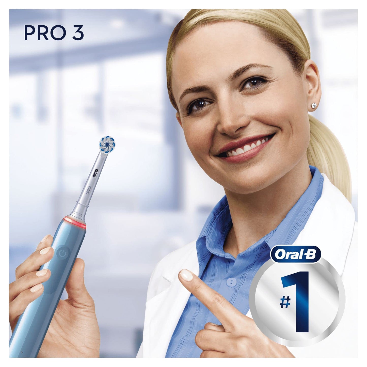 Oral-B Pro 3 3000 Brosse à Dents Électrique – Technologie 3D et Contrôle de la Pression