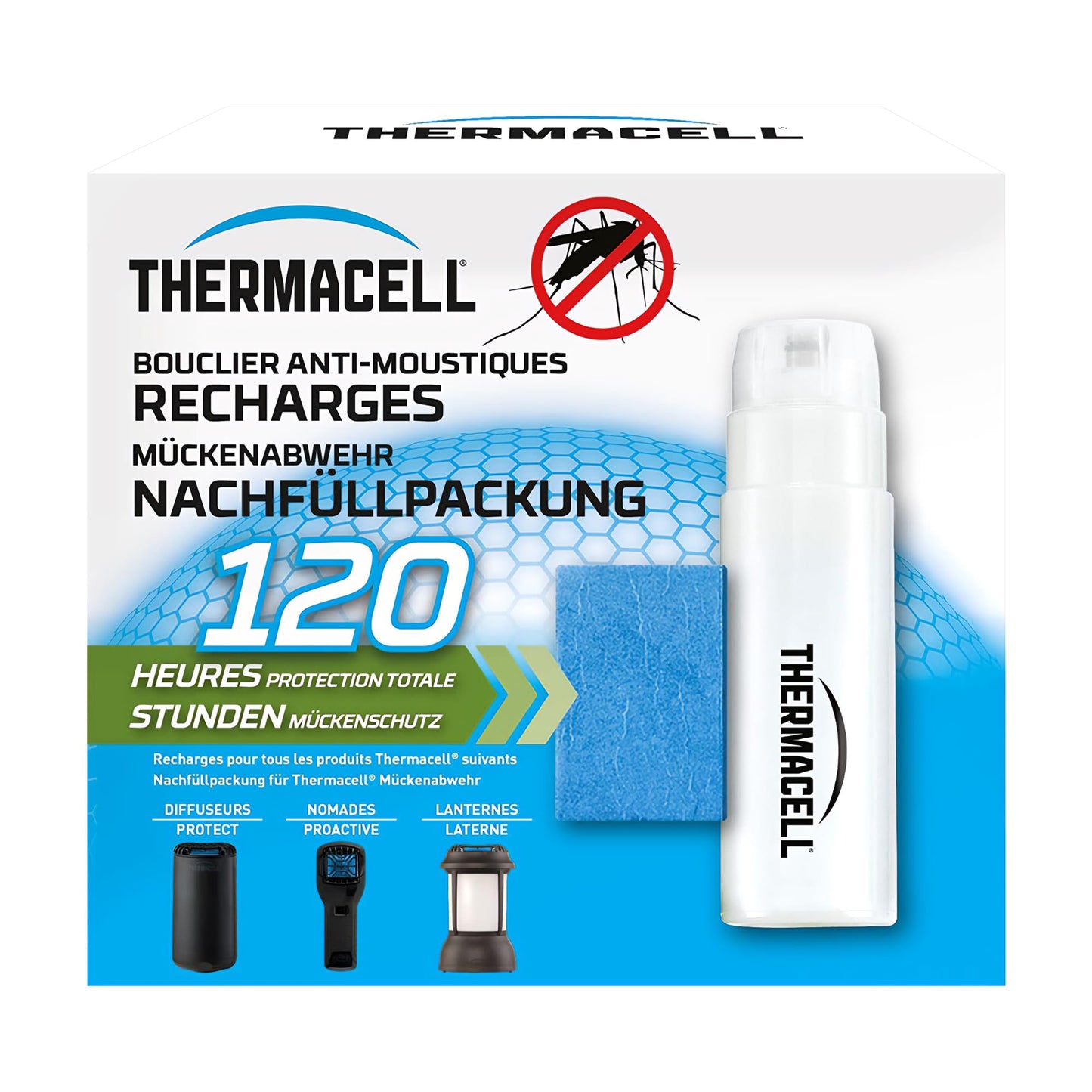 Thermacell - Recharge 48H  Anti-Moustiques Patch- Effet Rapide, Inodore