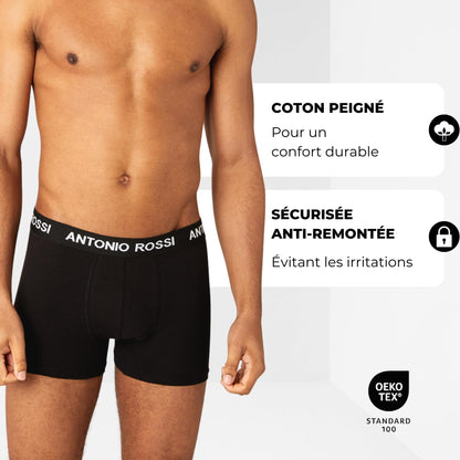 Lot de 12 Boxers Ajustés pour Hommes