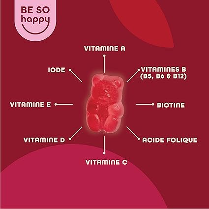 Gummies Multivitaminées | 60 Jours | BeSoHappy® MAGNIFICENT MULTI – Énergie & Immunité 💪