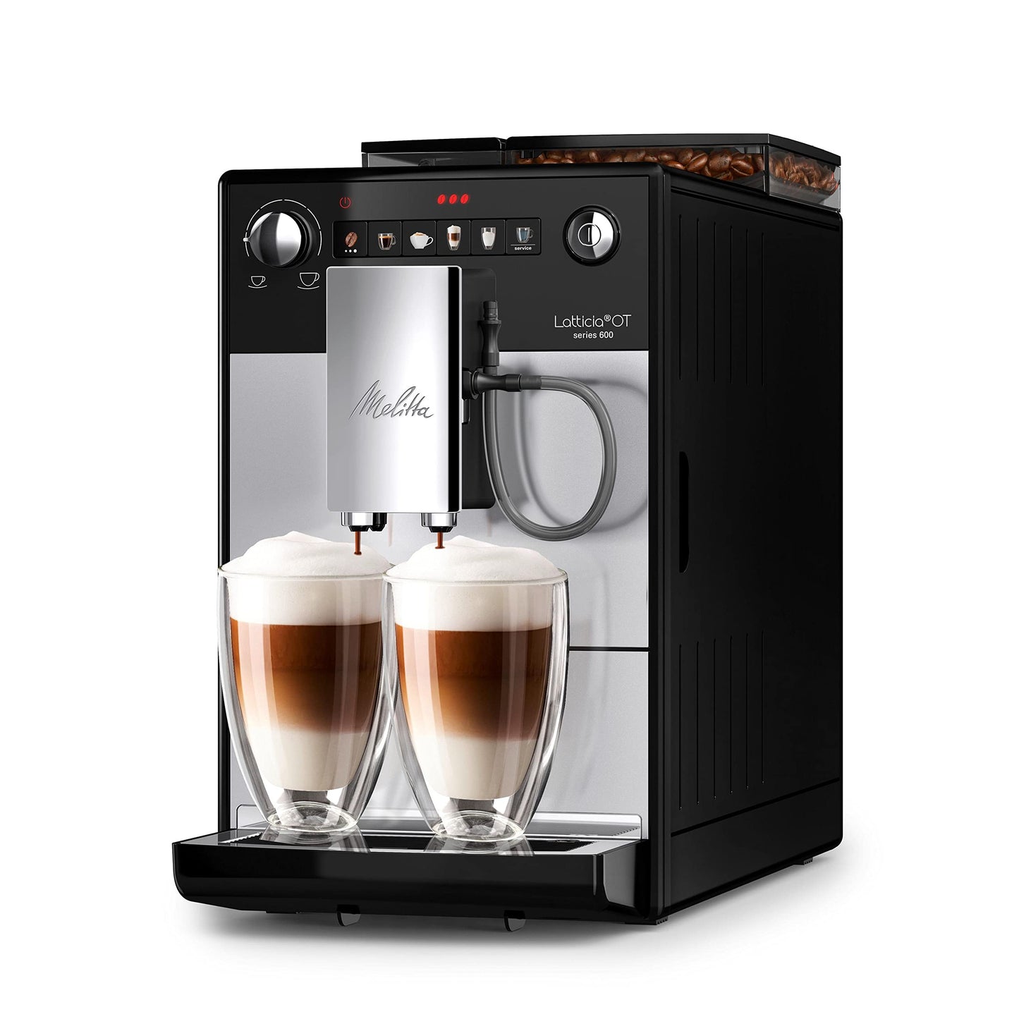 Melitta Latticia One F30/0-101 | Machine à Café Compacte pour Espresso et Latte