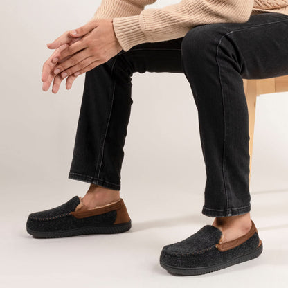 Chaussons Mocassins pour Homme | Mousse à Mémoire de Forme