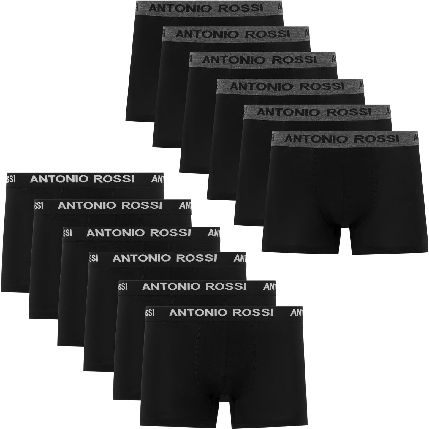 Lot de 12 Boxers Ajustés pour Hommes