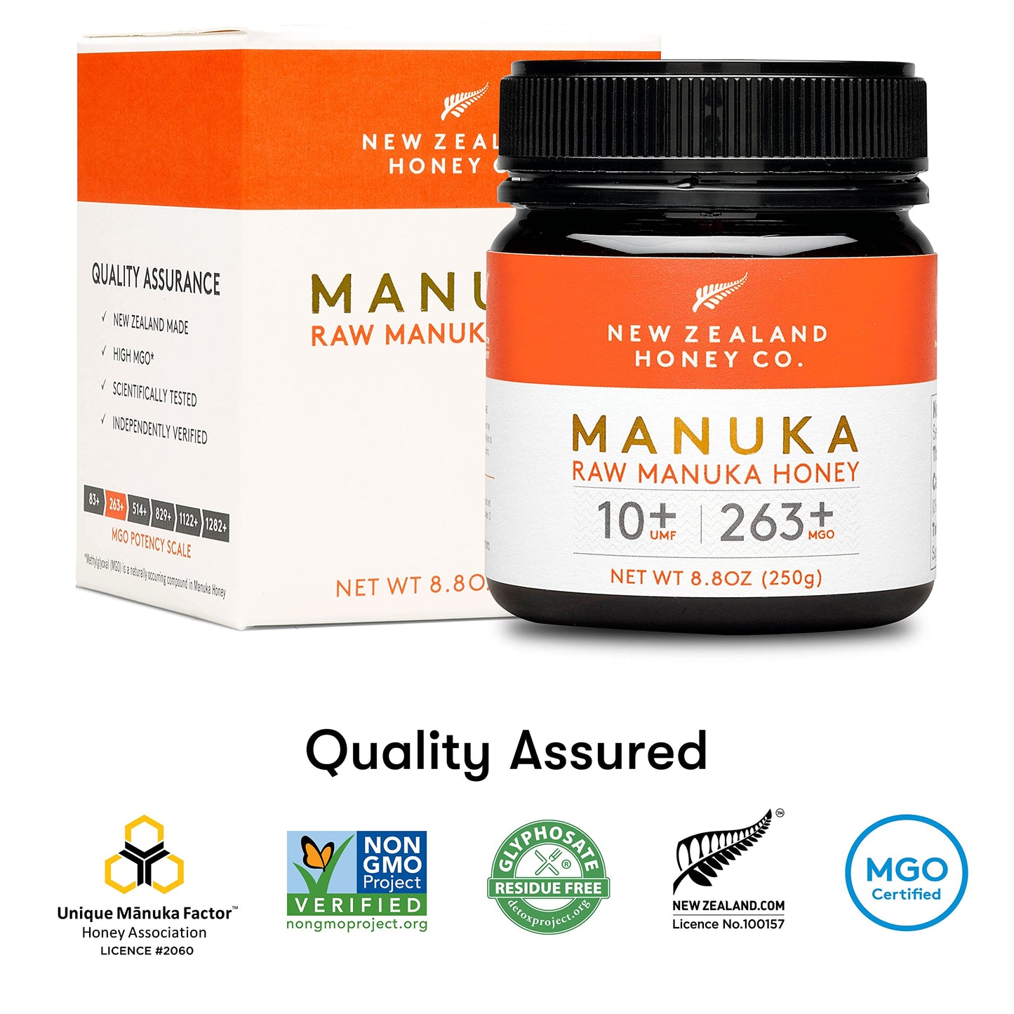 Miel de Manuka MGO 263+ / UMF 10+ | Bien-être Naturel et Vitalité