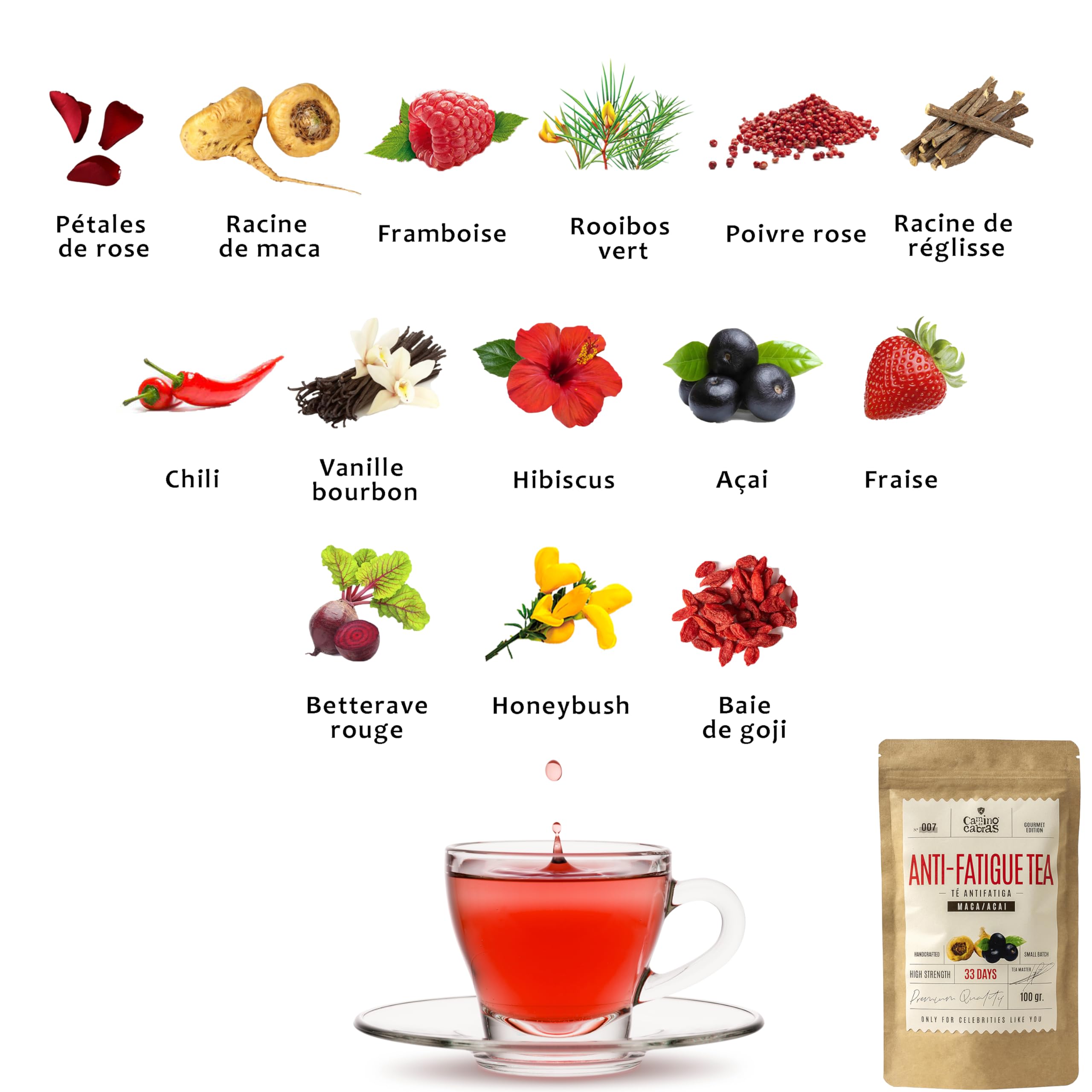 Tisane Relaxante et Anti-Stress – L'Art de la Détente 🧘🏽‍♀️100G